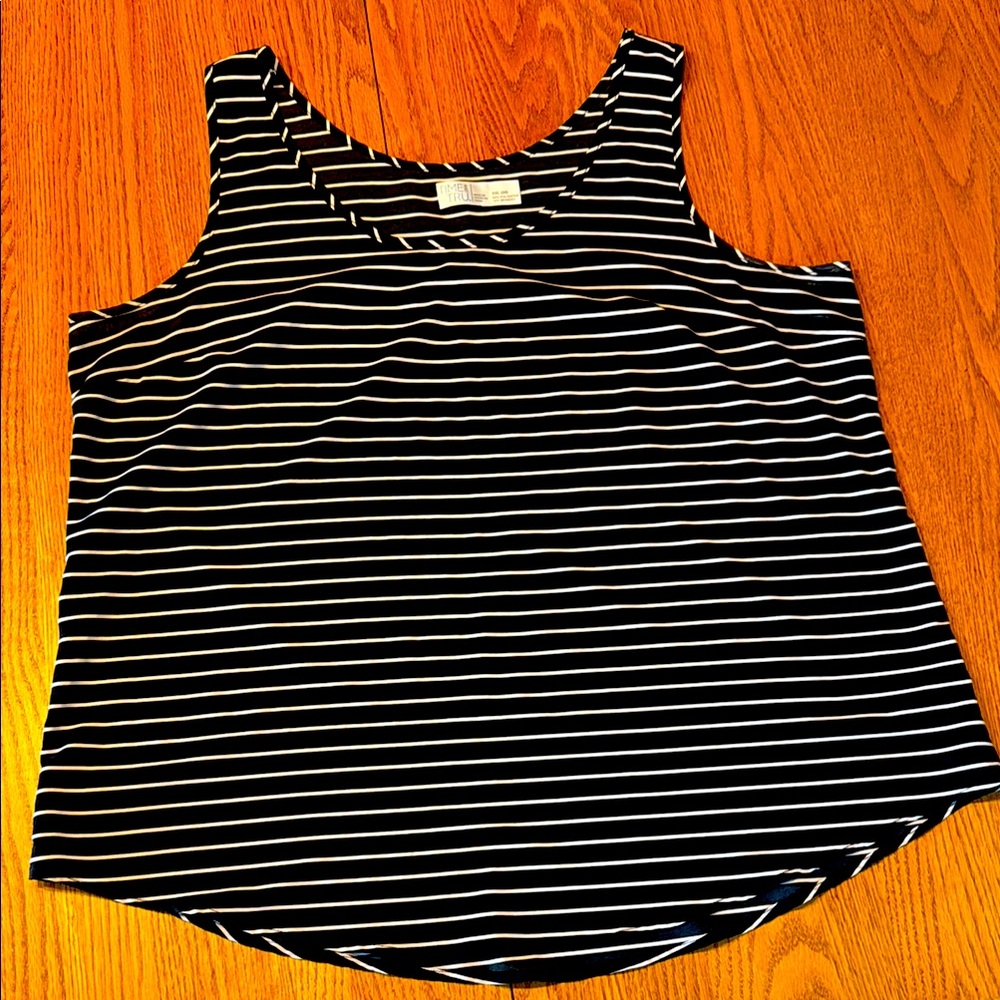 Time and Tru Striped Sleeveless Top - XXL 20